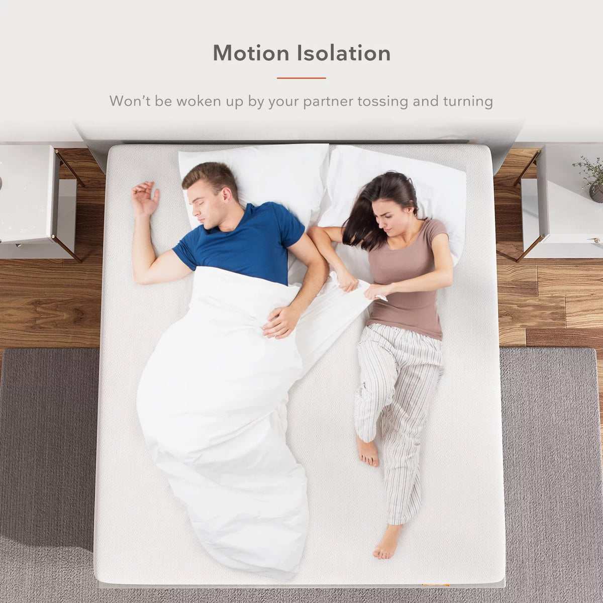 12 Cool Gel Memory Foam Medium Firm King Mattress L771402