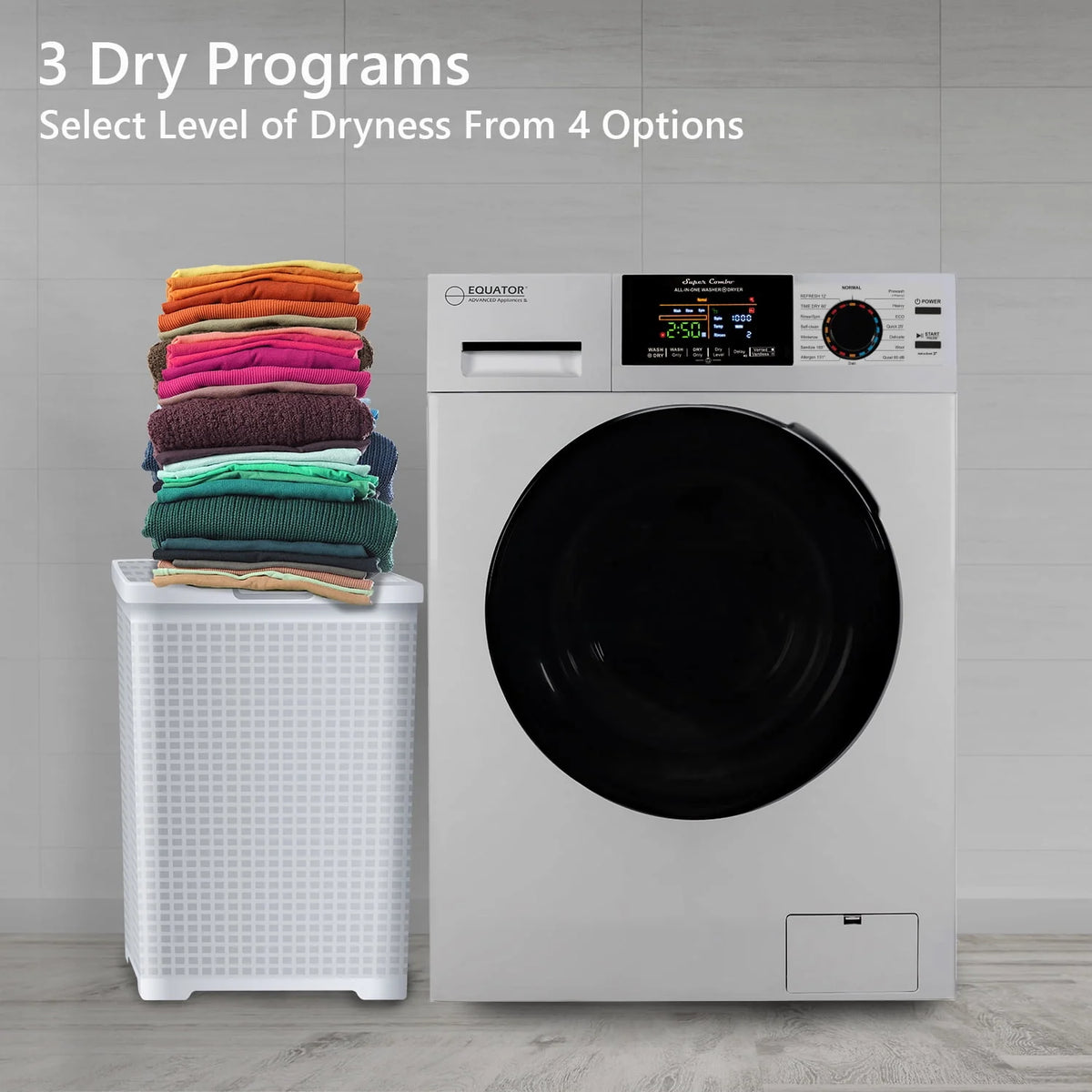 18 lbs. Combination Washer Dryer with Laundry Pedestal O21391