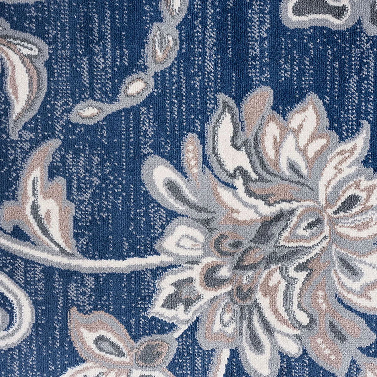 6ft Round Navy Area Rugs X85828