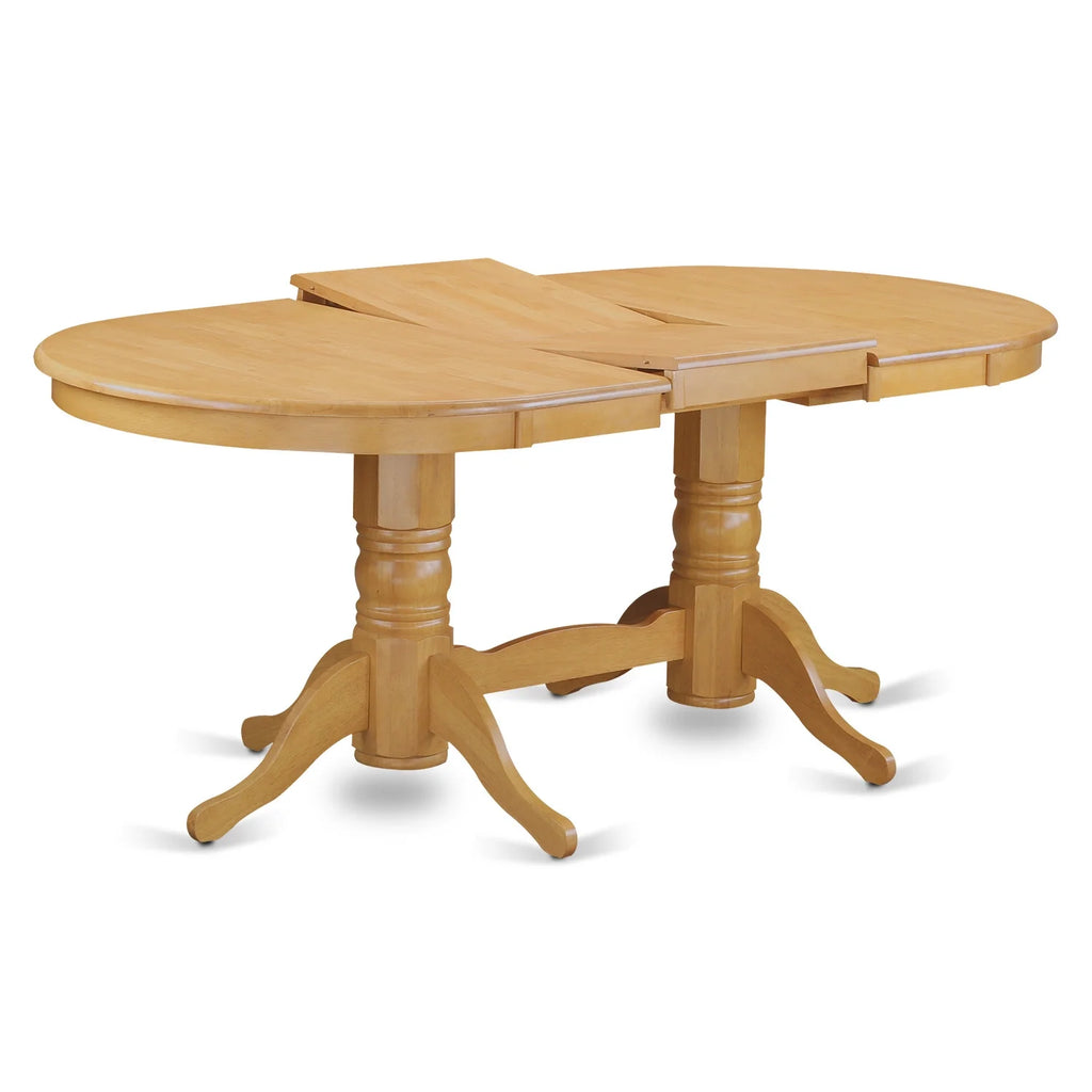 7 Piece Oak Wood Dining Set C83302