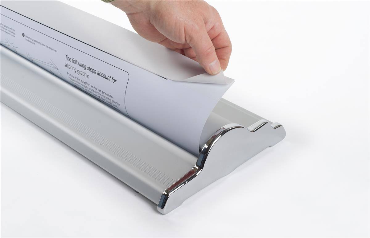 Roll Up Banner Stand with Hard Carry Case K3774