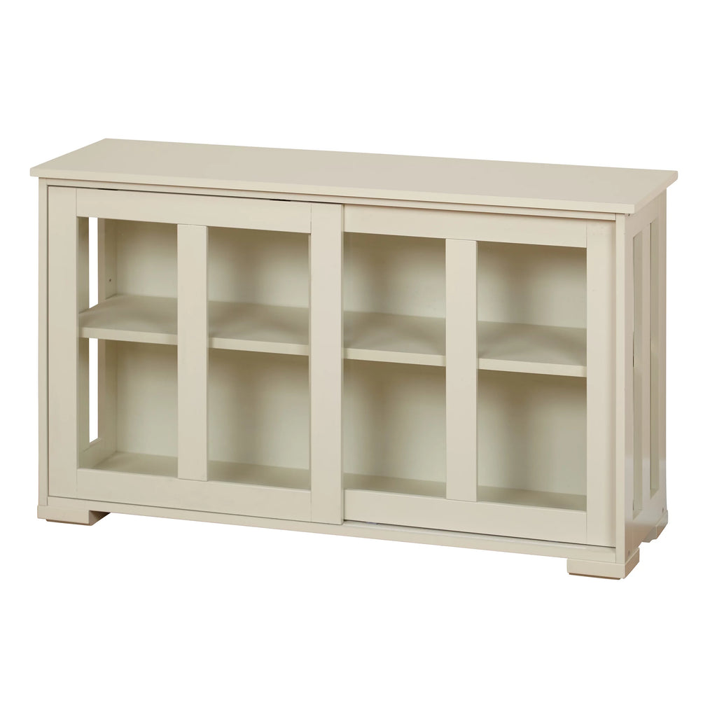 Antique White Stackable Storage Cabinet S287