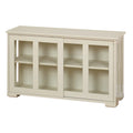 Antique White Stackable Storage Cabinet S287