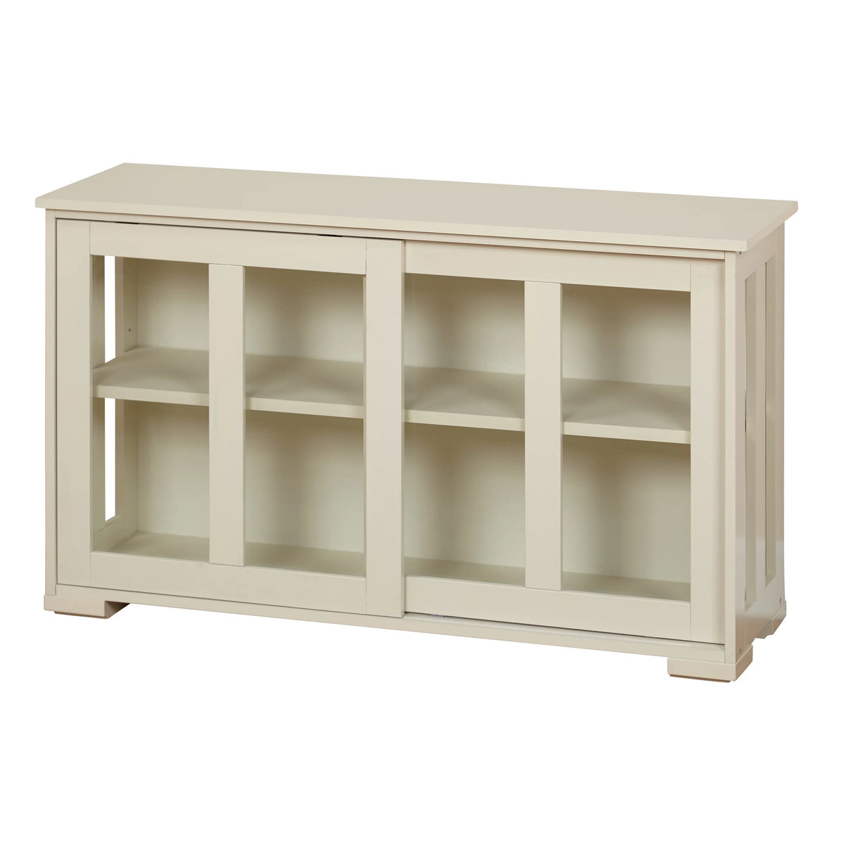 Antique White Stackable Storage Cabinet S287