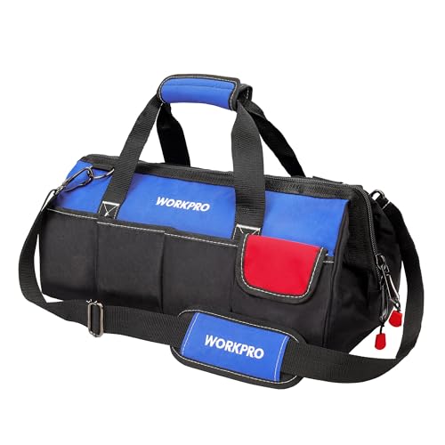 18-inch Wide Mouth Storage Tool Bag with Shoulder Strap S947661