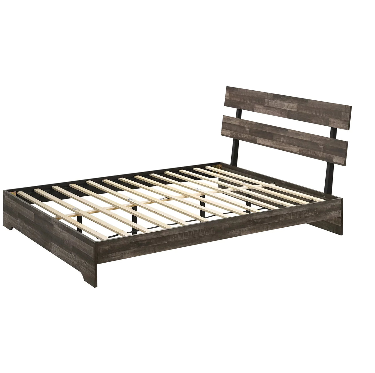Queen Size Wooden Platform Bed Q617759
