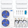 48,000 BTU 4 Zone Ductless Mini Split Air Conditioner and Heat Pump J858624