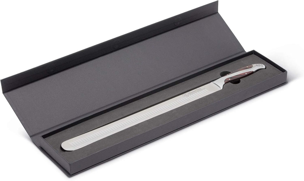 14-Inch Forged German High Carbon Steel Carving Knife with Pakkawood Handle U568