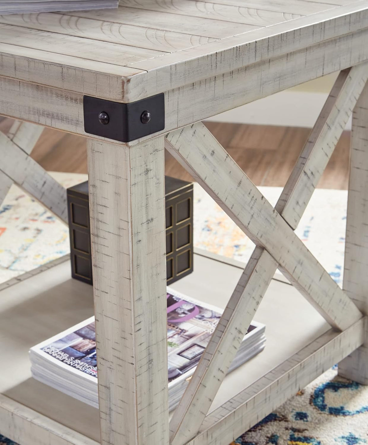 Whitewash End Table R889850