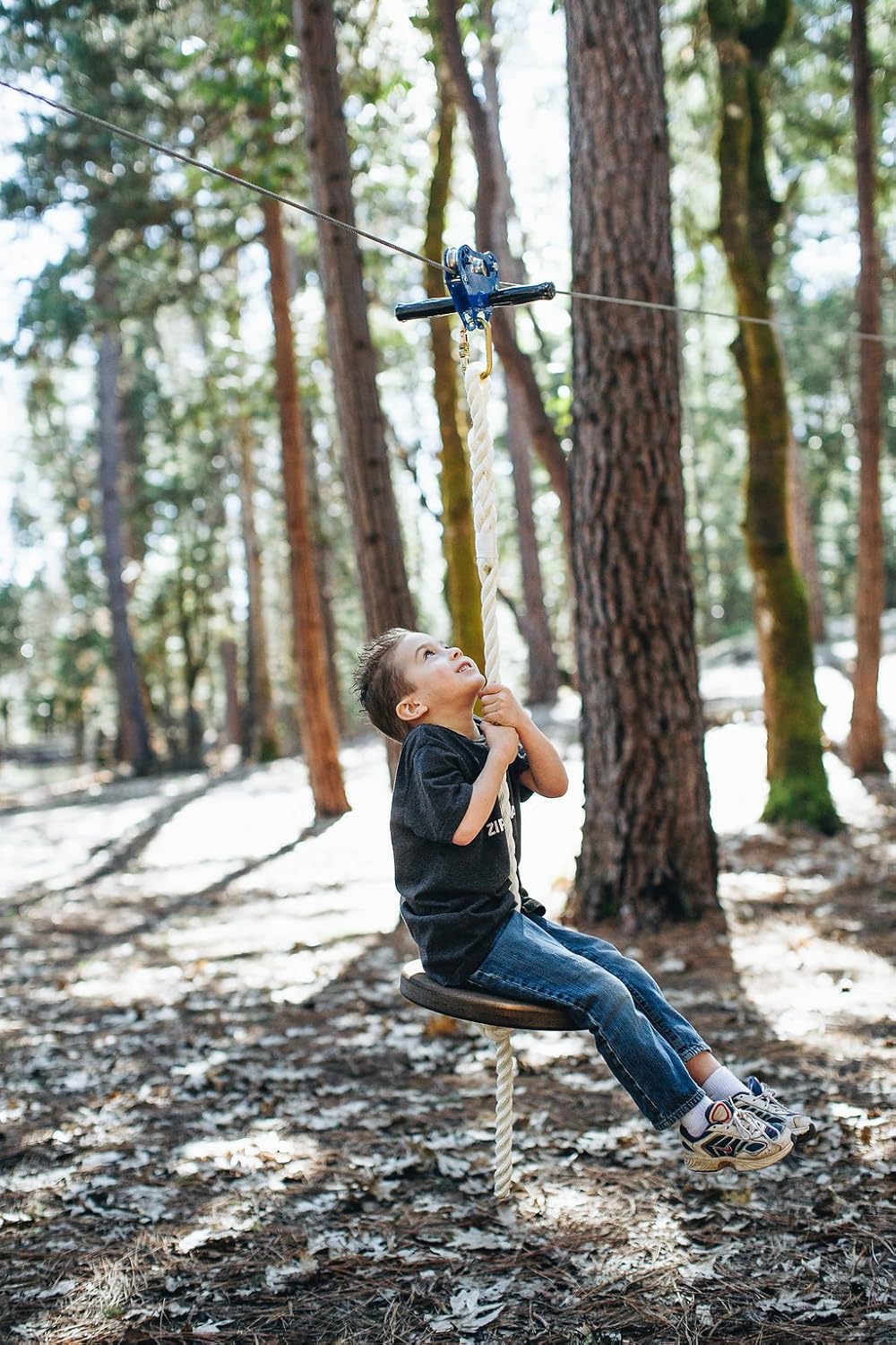 Zip Line Kit with Seat & Carabiner C714