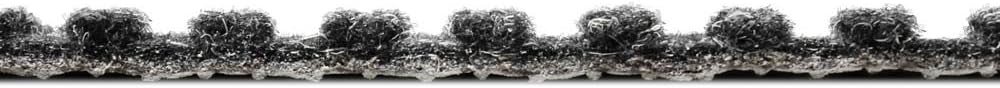 Charcoal Black Ribbed Indoor Outdoor Carpet 6 Feet X 10 Feet Q756