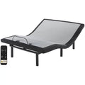 Adjustable Queen Bed with USB Ports in Black V228