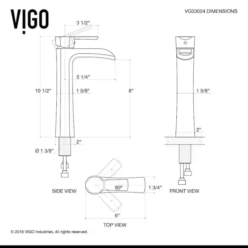 Single Handle Vessel Faucet in Brushed Nickel E60055