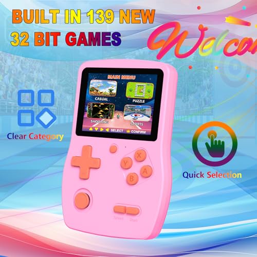 Blue Handheld Electronic Gaming System J176