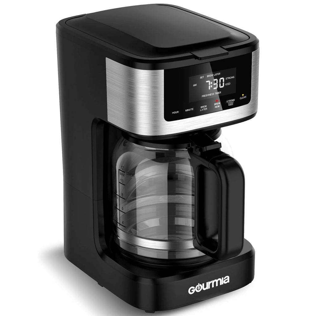 12 Cup Programmable Hot & Iced Stainless Steel Coffeemaker P8634