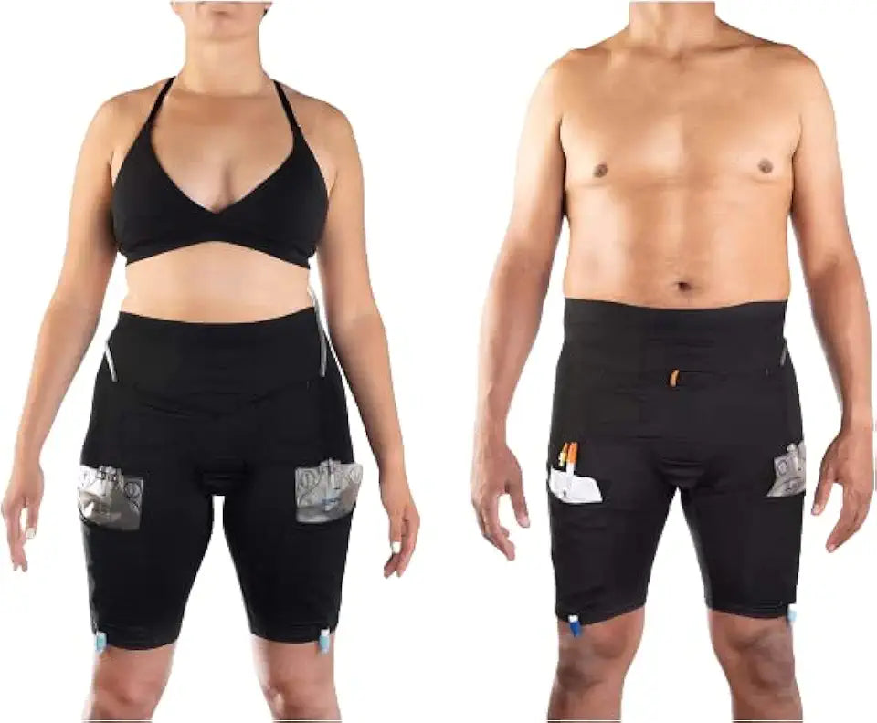 Catheter Leg Bag Underwear Black Medium Q46341