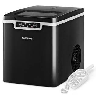 Countertop Ice Maker Machine 26Lbs/24H Portable with Scoop and Basket Black M62999
