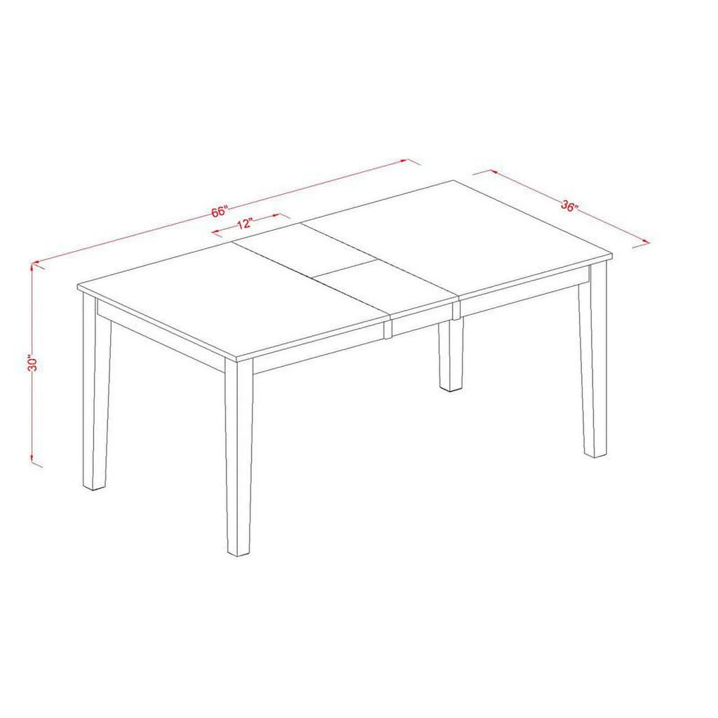 7-piece Wood Kitchen Table Set T5058
