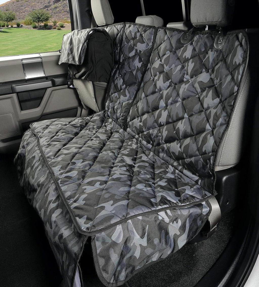 Crew Cab Rear Bench Seat Cover with Hammock U60206