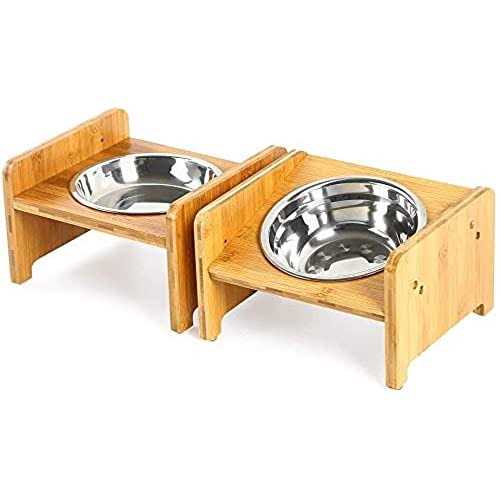 Set of 2 Raised Pet Bowls R9303