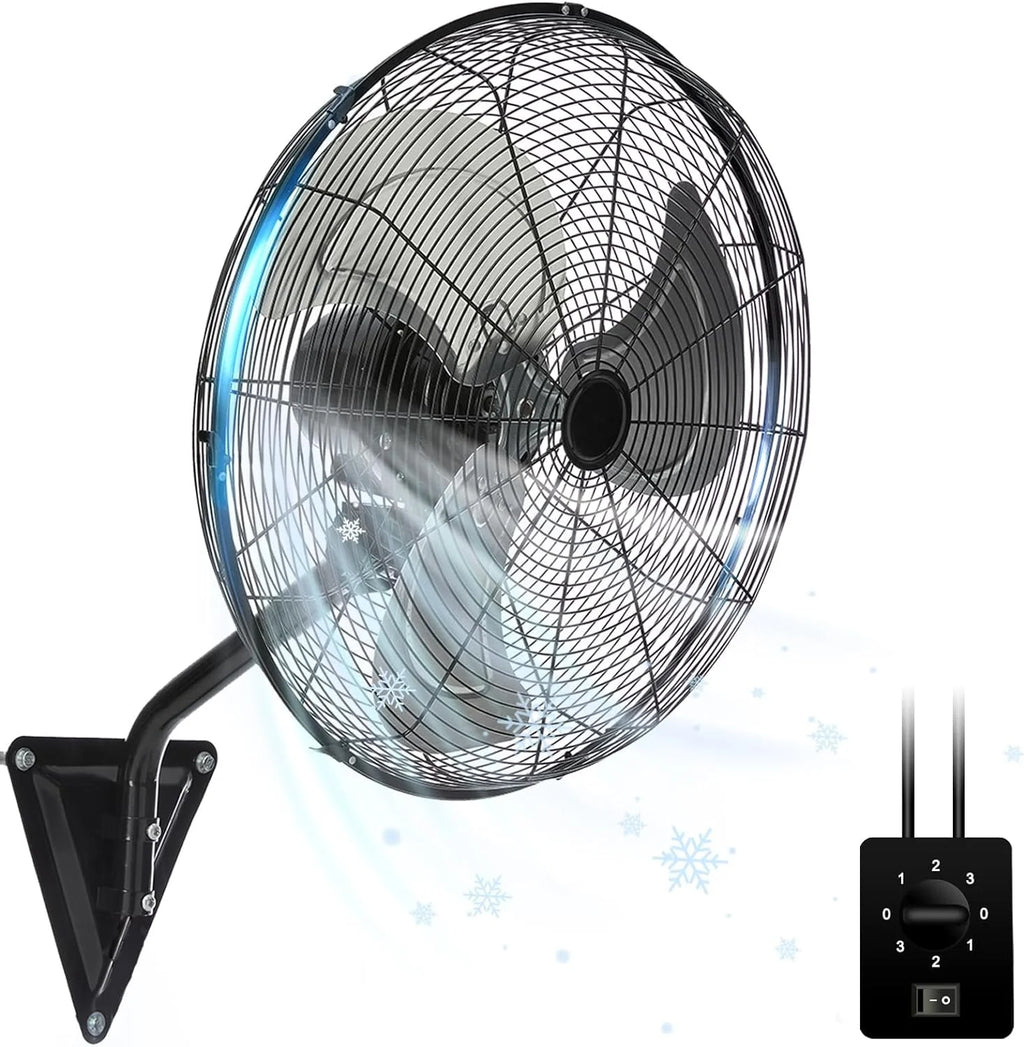 20 Inch 3-Speed High Velocity Wall Mount Fan P752030