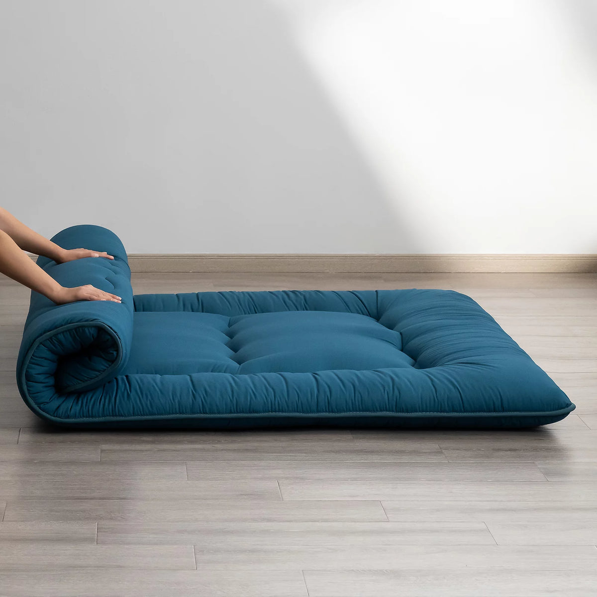 Black Twin Size Japanese Floor Futon Mattress Q7765