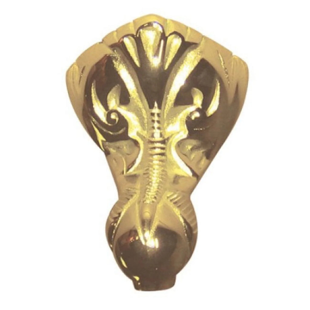 4 Piece Copper Tub Feet Polished Brass E740539