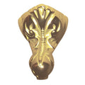4 Piece Copper Tub Feet Polished Brass E740539