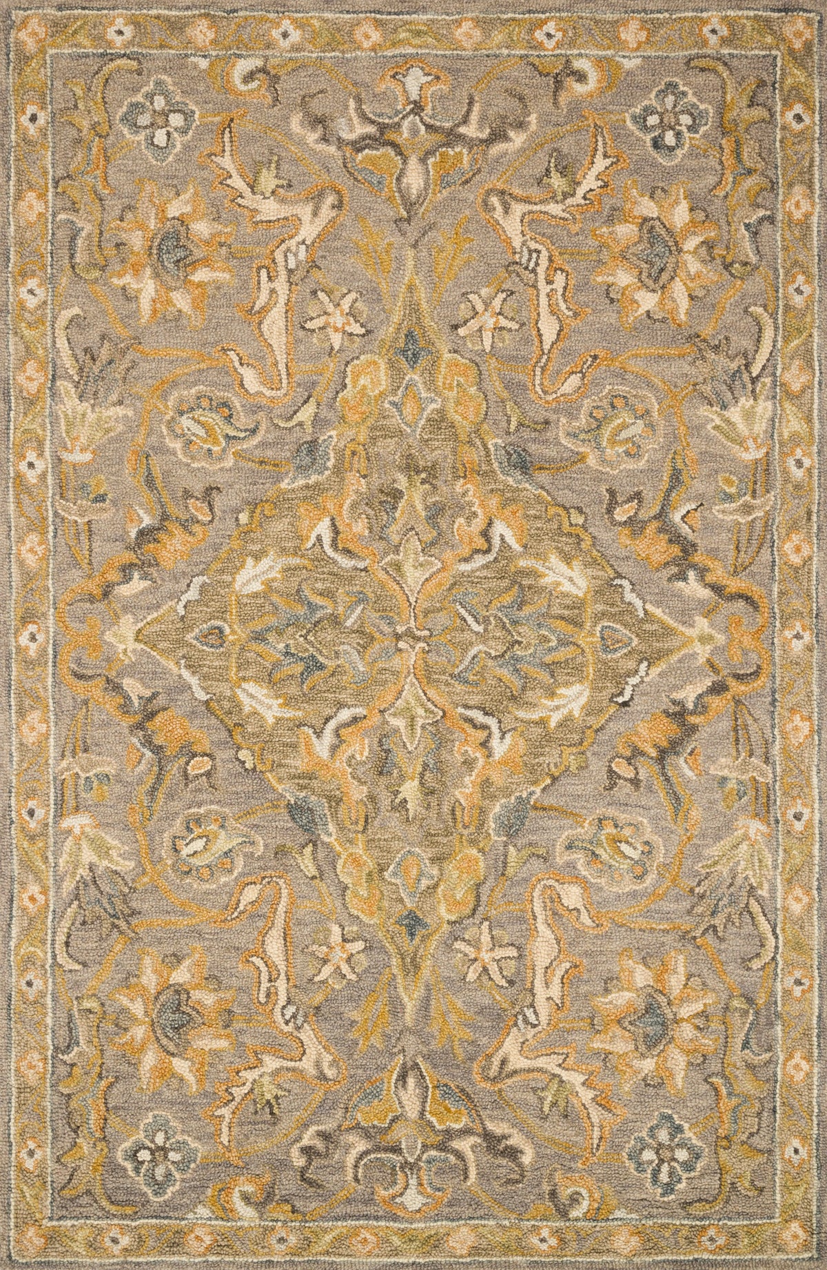 Grey Multi 9'3 x 13' Rug R709