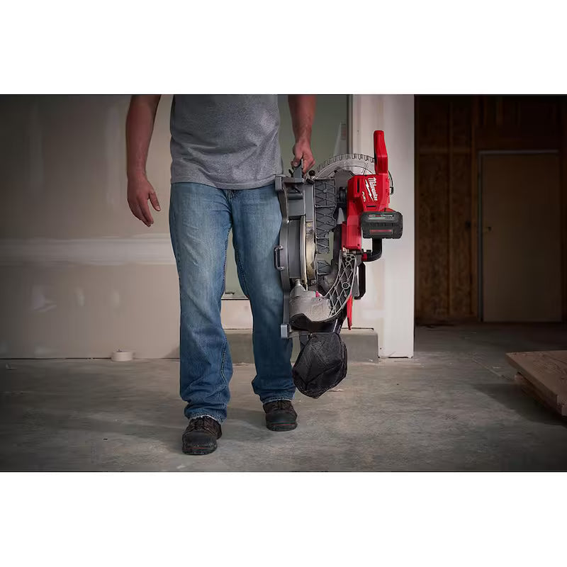 18V Lithium-Ion Brushless Cordless 10 in. Dual Bevel Sliding Compound Miter Saw Kit Z31381