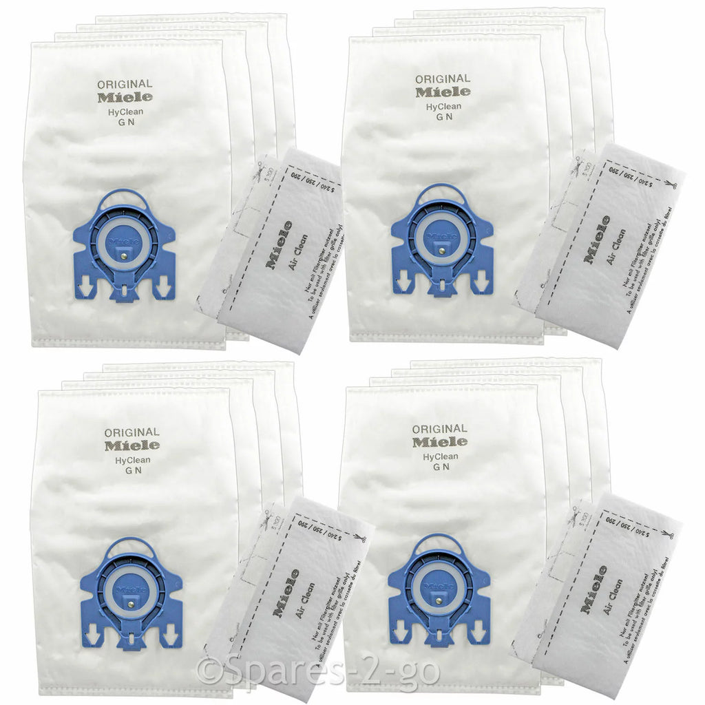 16 Bags & 8 Filters Vacuum Dust Bags N2447