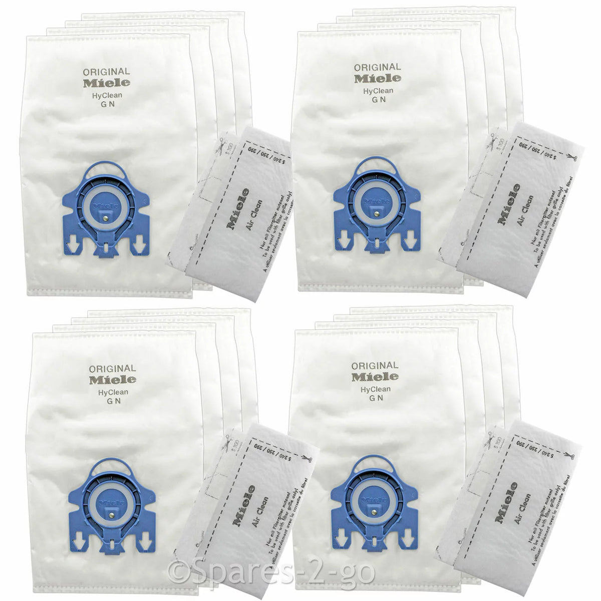 16 Bags & 8 Filters Vacuum Dust Bags N2447