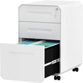 3 Drawer Metal Filing Cabinet with Lock and Divider U27304