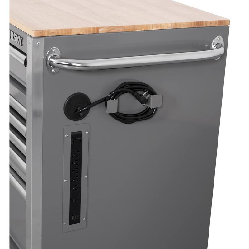 52 in. Gloss Gray Mobile Workbench Tool Chest T3634