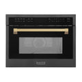 24 Built-in Convection Microwave Oven Black Stainless Steel F59602