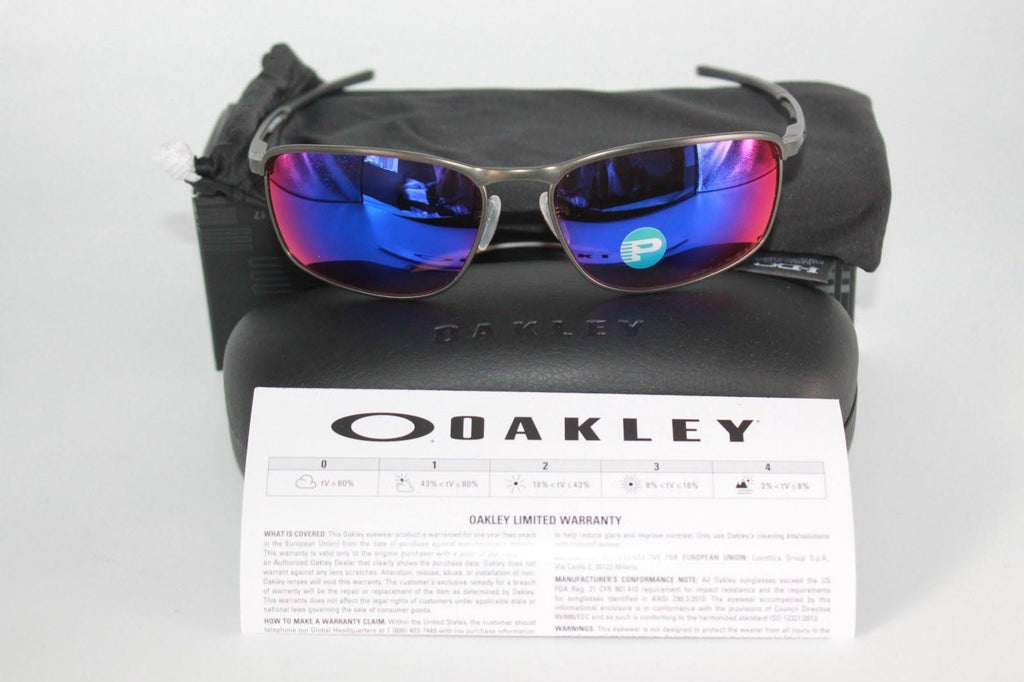 Carbon OO Red Iridium Polarized Sunglasses L14059