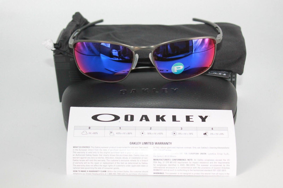 Carbon OO Red Iridium Polarized Sunglasses L14059