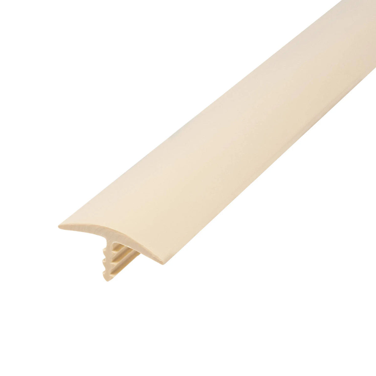 1 inch Beige Flexible Polyethylene T-Molding 250 Foot Coil X7902