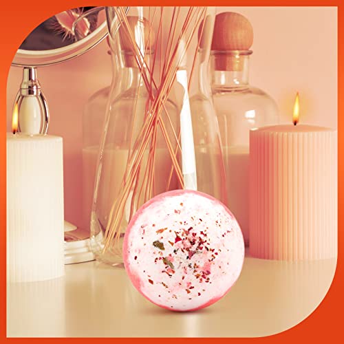 12 PCS Vanilla Menthol Rose Bath Bombs T934