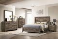 Natural Tone Wood King Bedroom Set 5pcs B83669