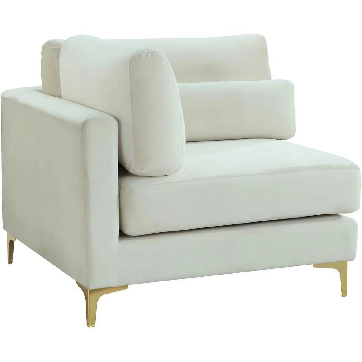 Velvet Corner Chair D4436