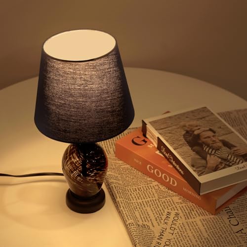 Pink Glass Dimmable Mushroom Table Lamp U245701
