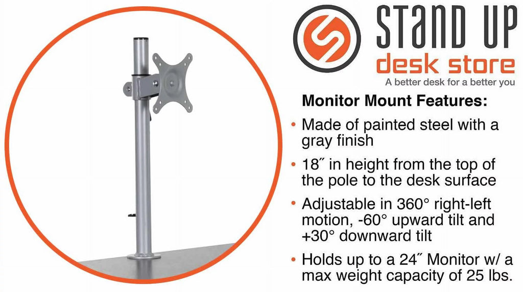 Stand Up Desk with Monitor Mount V271