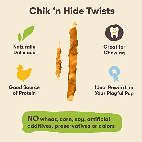 Chicken Wrapped Rawhide Natural Dog Treats 16 oz R968723