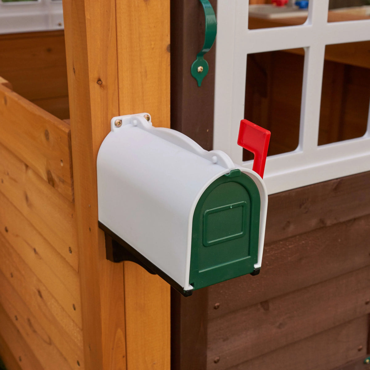 Wooden Swing Set with Slide and Play Kitchen V87360
