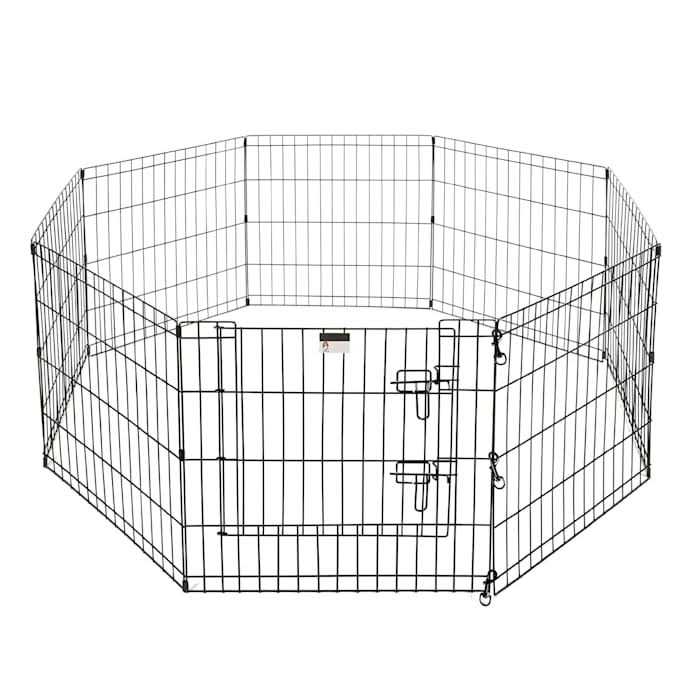 8 Panel Folding Metal Playpen with Door C3157