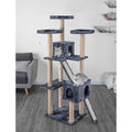 71 in. Cat Tree House with Sisal Scratching Board E980946