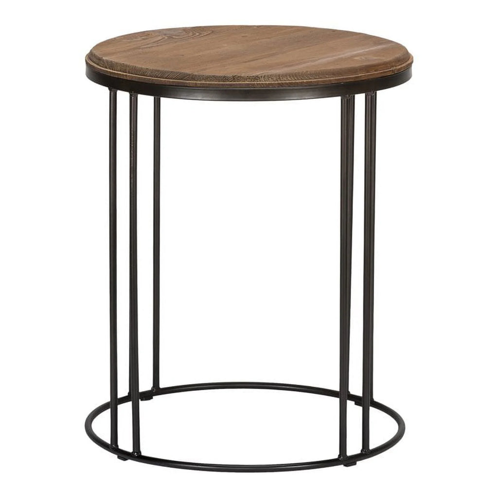 Reclaimed Pine End Table Set of 2 L54880