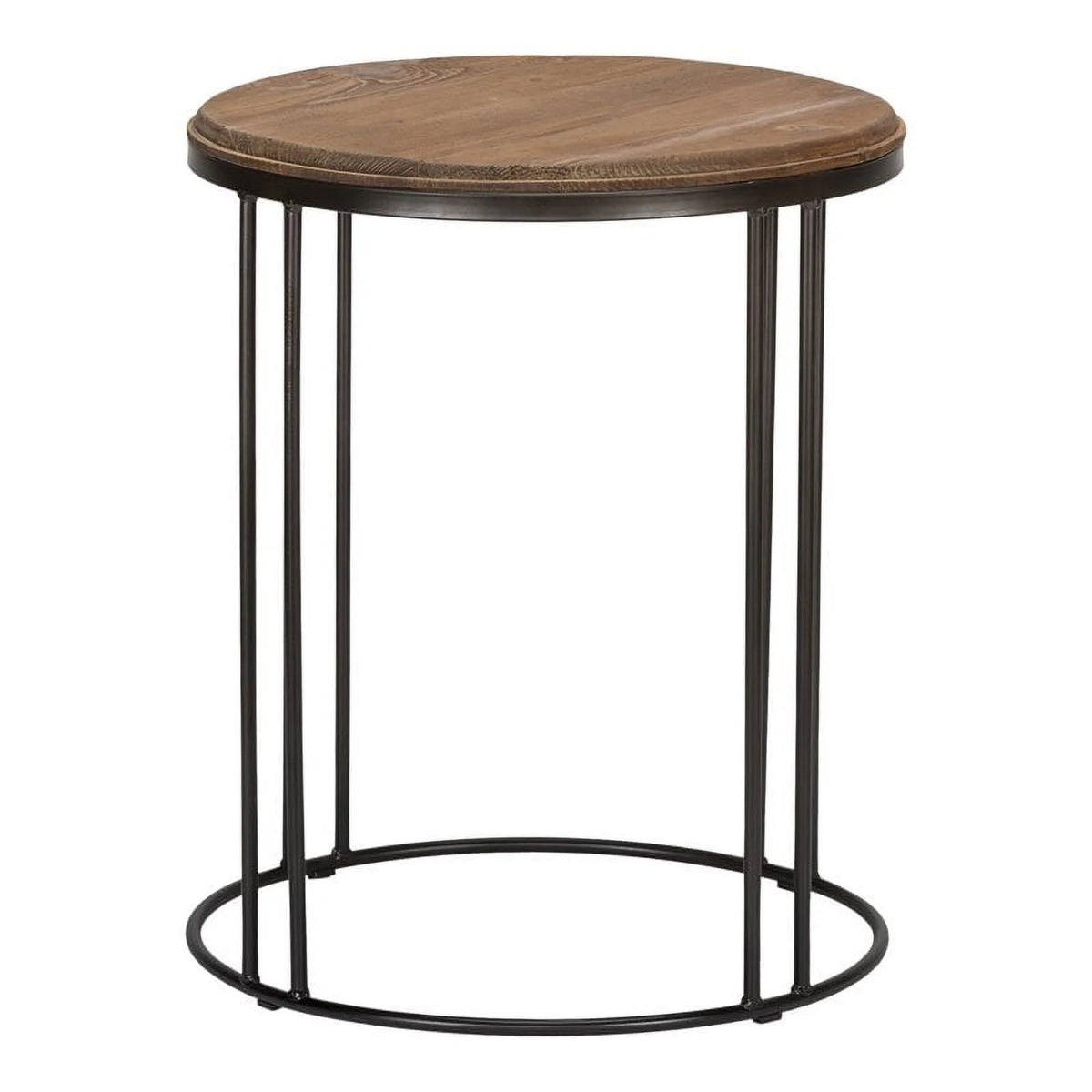 Reclaimed Pine End Table Set of 2 L54880