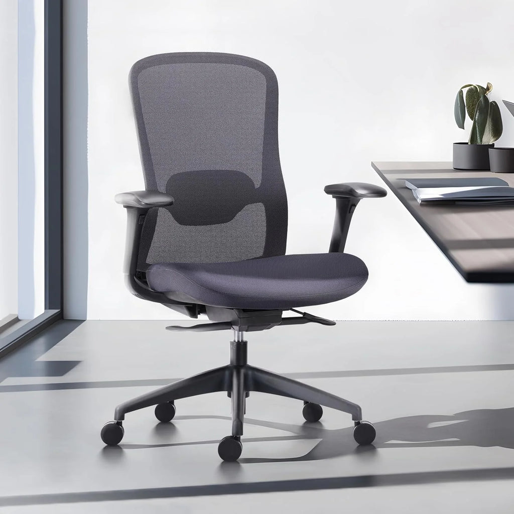 Ergonomic Mesh Office Chair with 4D Armrests Grey T79678